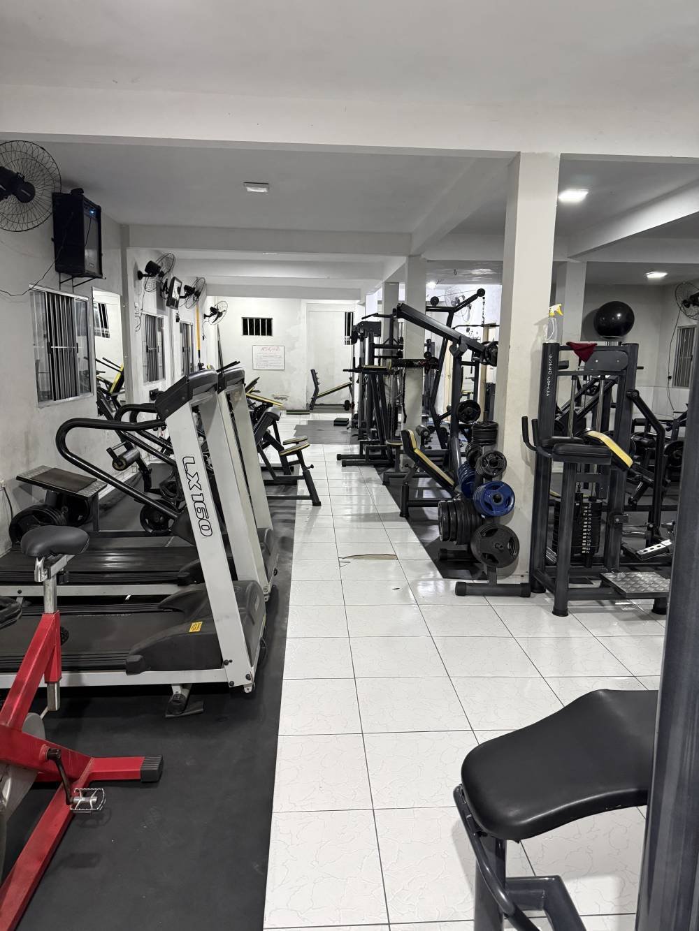 Ambiente interno da Top Fitness